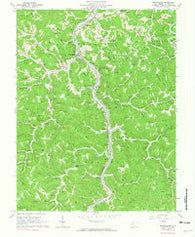 Branchland West Virginia Historical topographic map, 1:24000 scale, 7.5 X 7.5 Minute, Year 1962
