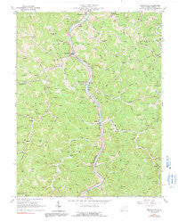 Branchland West Virginia Historical topographic map, 1:24000 scale, 7.5 X 7.5 Minute, Year 1962