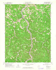Branchland West Virginia Historical topographic map, 1:24000 scale, 7.5 X 7.5 Minute, Year 1962