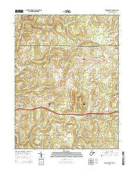 Brandonville West Virginia Historical topographic map, 1:24000 scale, 7.5 X 7.5 Minute, Year 2014