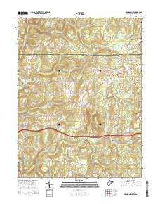 Brandonville West Virginia Historical topographic map, 1:24000 scale, 7.5 X 7.5 Minute, Year 2014