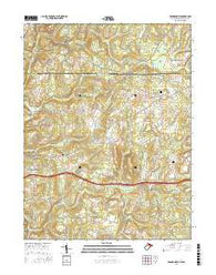 Brandonville West Virginia Current topographic map, 1:24000 scale, 7.5 X 7.5 Minute, Year 2016