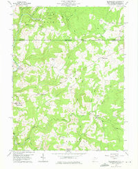 Brandonville West Virginia Historical topographic map, 1:24000 scale, 7.5 X 7.5 Minute, Year 1959