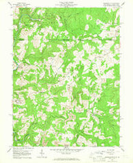 Brandonville West Virginia Historical topographic map, 1:24000 scale, 7.5 X 7.5 Minute, Year 1959