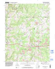 Brandonville West Virginia Historical topographic map, 1:24000 scale, 7.5 X 7.5 Minute, Year 1997