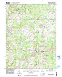 Brandonville West Virginia Historical topographic map, 1:24000 scale, 7.5 X 7.5 Minute, Year 1997