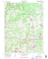 Brandonville West Virginia Historical topographic map, 1:24000 scale, 7.5 X 7.5 Minute, Year 1959