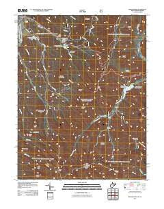 Brandywine West Virginia Historical topographic map, 1:24000 scale, 7.5 X 7.5 Minute, Year 2011