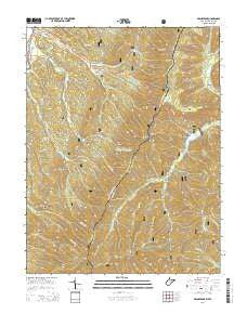Brandywine West Virginia Historical topographic map, 1:24000 scale, 7.5 X 7.5 Minute, Year 2014