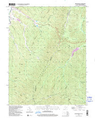 Brandywine West Virginia Historical topographic map, 1:24000 scale, 7.5 X 7.5 Minute, Year 1999