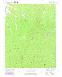 Brandywine West Virginia Historical topographic map, 1:24000 scale, 7.5 X 7.5 Minute, Year 1969