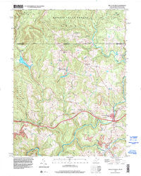 Bruceton Mills West Virginia Historical topographic map, 1:24000 scale, 7.5 X 7.5 Minute, Year 1997