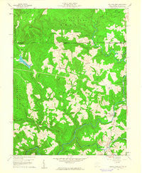 Bruceton Mills West Virginia Historical topographic map, 1:24000 scale, 7.5 X 7.5 Minute, Year 1960