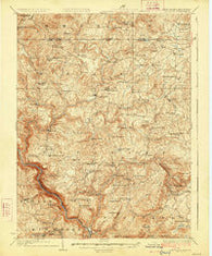 Bruceton West Virginia Historical topographic map, 1:62500 scale, 15 X 15 Minute, Year 1926