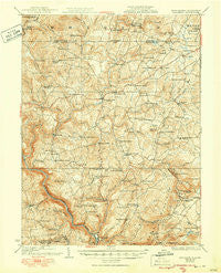 Bruceton West Virginia Historical topographic map, 1:62500 scale, 15 X 15 Minute, Year 1933