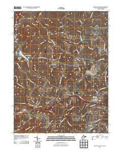 Bruceton Mills West Virginia Historical topographic map, 1:24000 scale, 7.5 X 7.5 Minute, Year 2011