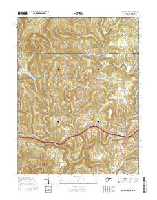 Bruceton Mills West Virginia Historical topographic map, 1:24000 scale, 7.5 X 7.5 Minute, Year 2014