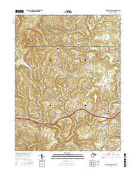Bruceton Mills West Virginia Current topographic map, 1:24000 scale, 7.5 X 7.5 Minute, Year 2016