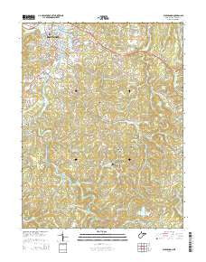 Buckhannon West Virginia Historical topographic map, 1:24000 scale, 7.5 X 7.5 Minute, Year 2014