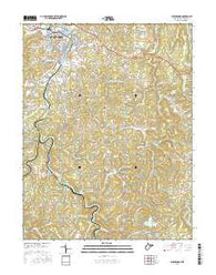 Buckhannon West Virginia Current topographic map, 1:24000 scale, 7.5 X 7.5 Minute, Year 2016