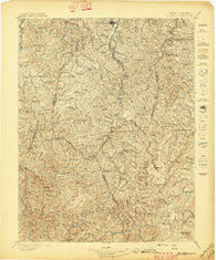 Buckhannon West Virginia Historical topographic map, 1:125000 scale, 30 X 30 Minute, Year 1897