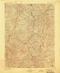 Buckhannon West Virginia Historical topographic map, 1:125000 scale, 30 X 30 Minute, Year 1896