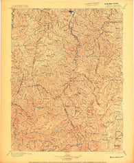 Buckhannon West Virginia Historical topographic map, 1:125000 scale, 30 X 30 Minute, Year 1896