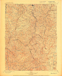 Buckhannon West Virginia Historical topographic map, 1:125000 scale, 30 X 30 Minute, Year 1896