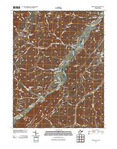 Burlington West Virginia Historical topographic map, 1:24000 scale, 7.5 X 7.5 Minute, Year 2011