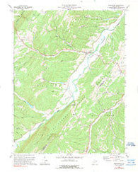 Burlington West Virginia Historical topographic map, 1:24000 scale, 7.5 X 7.5 Minute, Year 1972