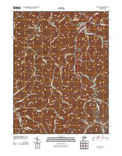 Burnsville West Virginia Historical topographic map, 1:24000 scale, 7.5 X 7.5 Minute, Year 2010