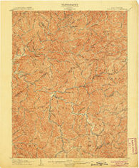 Burnsville West Virginia Historical topographic map, 1:62500 scale, 15 X 15 Minute, Year 1906