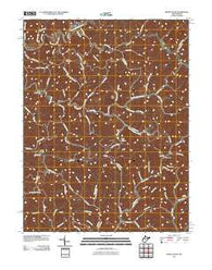 Burnt House West Virginia Historical topographic map, 1:24000 scale, 7.5 X 7.5 Minute, Year 2011
