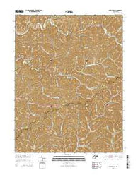 Burnt House West Virginia Historical topographic map, 1:24000 scale, 7.5 X 7.5 Minute, Year 2014