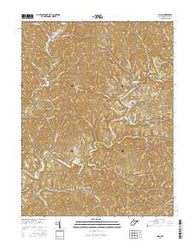 Cairo West Virginia Current topographic map, 1:24000 scale, 7.5 X 7.5 Minute, Year 2016