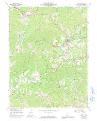 Cairo West Virginia Historical topographic map, 1:24000 scale, 7.5 X 7.5 Minute, Year 1964