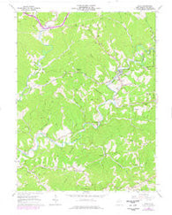 Cairo West Virginia Historical topographic map, 1:24000 scale, 7.5 X 7.5 Minute, Year 1964