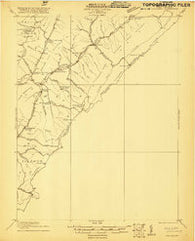 Callaghan Virginia Historical topographic map, 1:48000 scale, 15 X 15 Minute, Year 1921