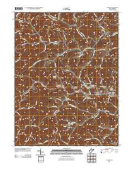Camden West Virginia Historical topographic map, 1:24000 scale, 7.5 X 7.5 Minute, Year 2011