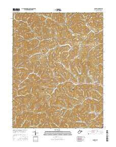 Camden West Virginia Current topographic map, 1:24000 scale, 7.5 X 7.5 Minute, Year 2016