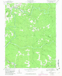 Camden On Gauley West Virginia Historical topographic map, 1:24000 scale, 7.5 X 7.5 Minute, Year 1966