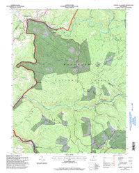 Camden on Gauley West Virginia Historical topographic map, 1:24000 scale, 7.5 X 7.5 Minute, Year 1995