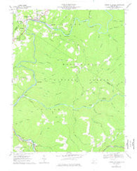 Camden on Gauley West Virginia Historical topographic map, 1:24000 scale, 7.5 X 7.5 Minute, Year 1966