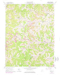 Camden West Virginia Historical topographic map, 1:24000 scale, 7.5 X 7.5 Minute, Year 1964