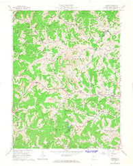 Camden West Virginia Historical topographic map, 1:24000 scale, 7.5 X 7.5 Minute, Year 1964