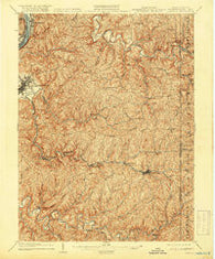 Cameron West Virginia Historical topographic map, 1:62500 scale, 15 X 15 Minute, Year 1904