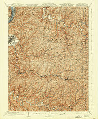 Cameron West Virginia Historical topographic map, 1:62500 scale, 15 X 15 Minute, Year 1904