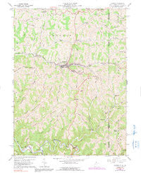 Cameron West Virginia Historical topographic map, 1:24000 scale, 7.5 X 7.5 Minute, Year 1960