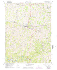 Cameron West Virginia Historical topographic map, 1:24000 scale, 7.5 X 7.5 Minute, Year 1960