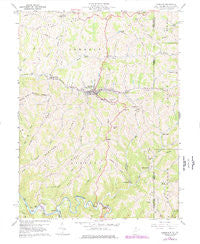 Cameron West Virginia Historical topographic map, 1:24000 scale, 7.5 X 7.5 Minute, Year 1960